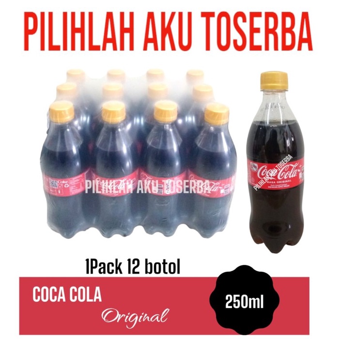 

Coca Cola MINI Botol Pet Imut - ( HARGA 1 PACK ISI 12 botol )