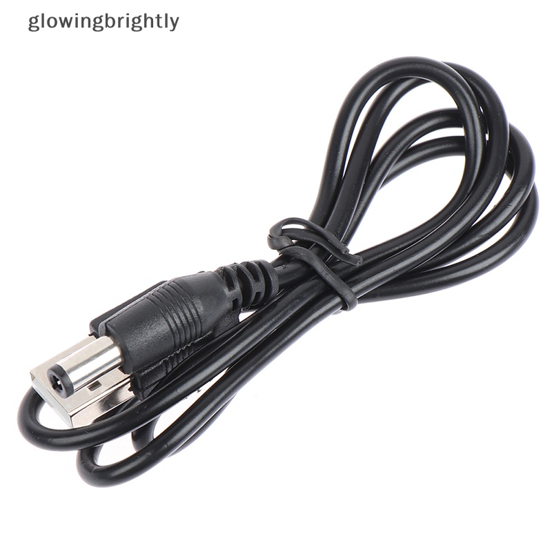 [glowingbrightly] Kabel Power Charger USB Ke DC 5.5* 2.5mm Colokan jack USB Power Cable TFX