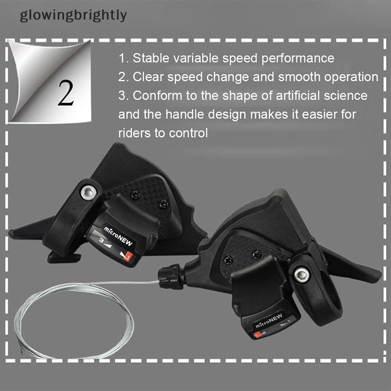 [glowingbrightly] Hak Sepeda Rear Derailleur Front Shifter Shift Lever/9/10 /11 Suku Cadang Kecepatan TFX