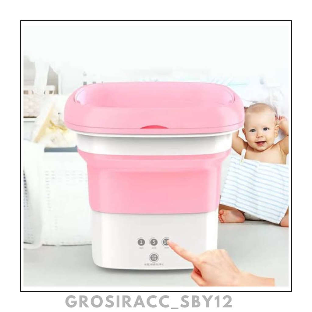 (GAS) Mesin Cuci Mini Mesin Cuci Portable Low Watt Pengering Washing Machine Traveling Murah