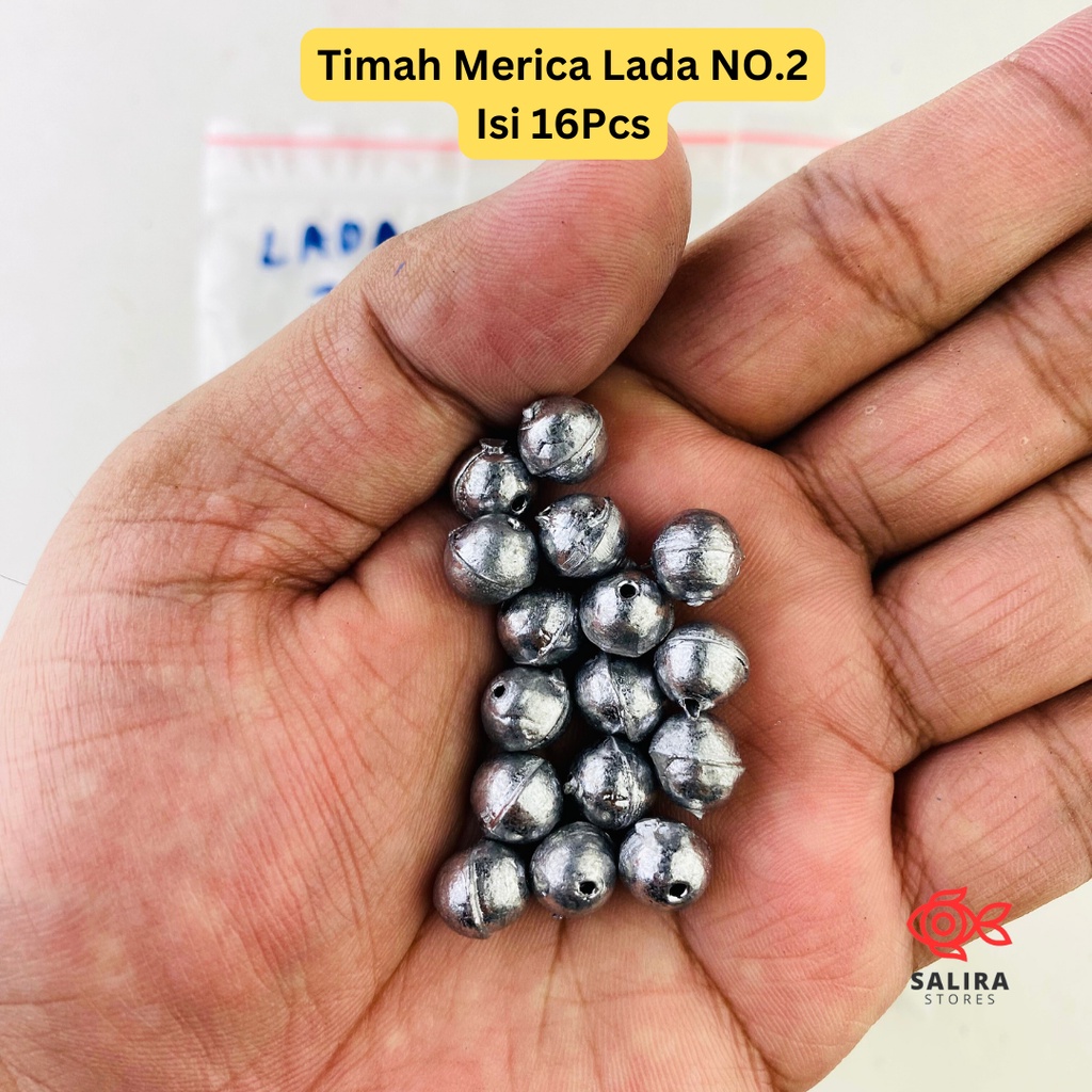 

COD Timah Merica Lada no. 2 Perbungkus isi -+16 pcs berat -+50 gram Realpict Sesuai Foto
