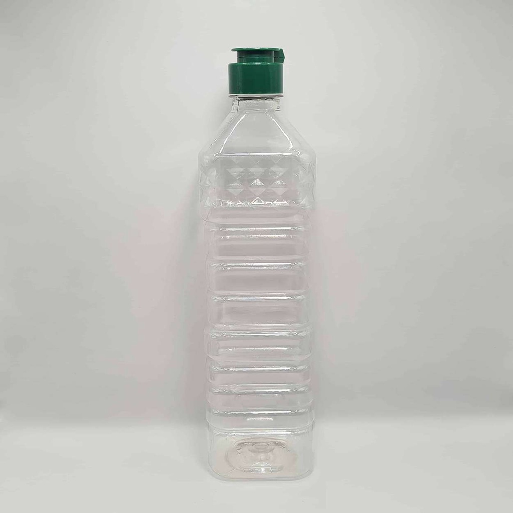 Botol Pet 1000 ml Minyak Goreng Gth Natural Tutup Fliptop Jamur / Botol Plastik / Botol Pet Tutup Fl