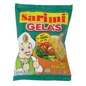 

SARIMI MIE INSTANT GELAS BASO SAPI PCK 30g - Karton