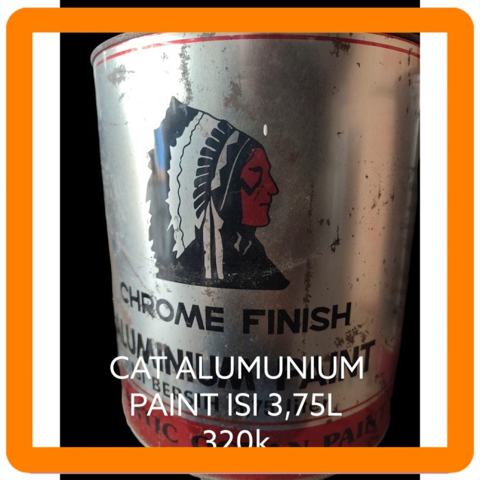 Indian Chrome Finish Aluminium Paint/Cat Aluminium 3.75L Best Seller