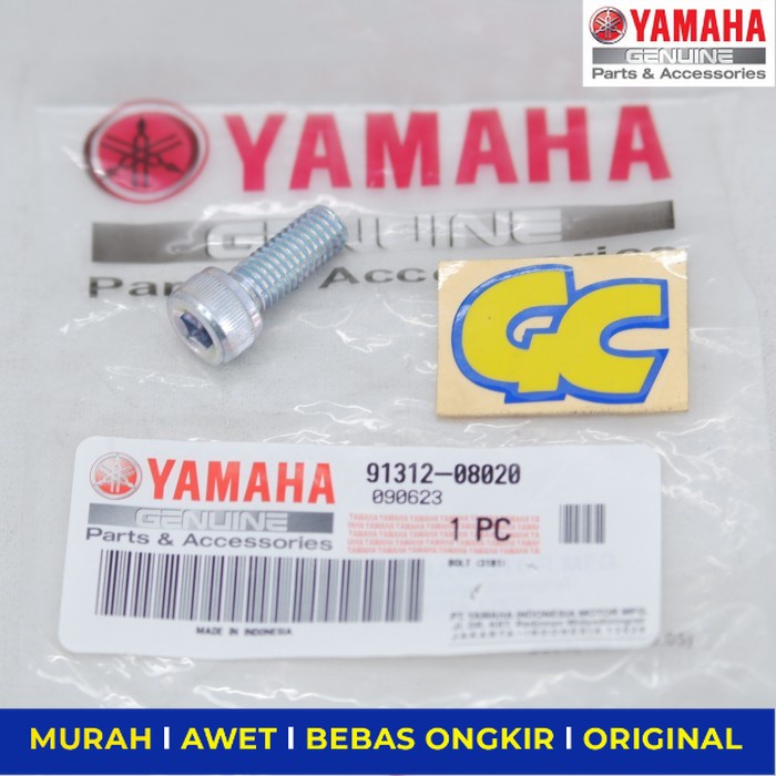 Baut Spul Yamaha Jupiter Z New, Soul GT 91312-08020 - Sparepart Sperpart Spare Part Motor Onderdil S