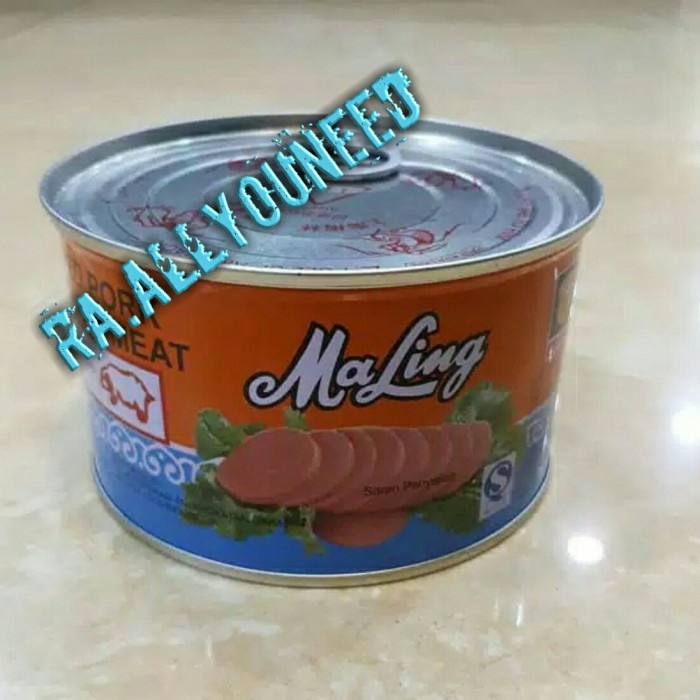 

Ma Ling Luncheon Meat Pork 170gr Daging Babi kaleng