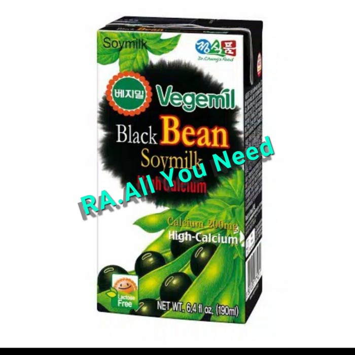 

Vegemil Black Bean Soy Mild 190 ml