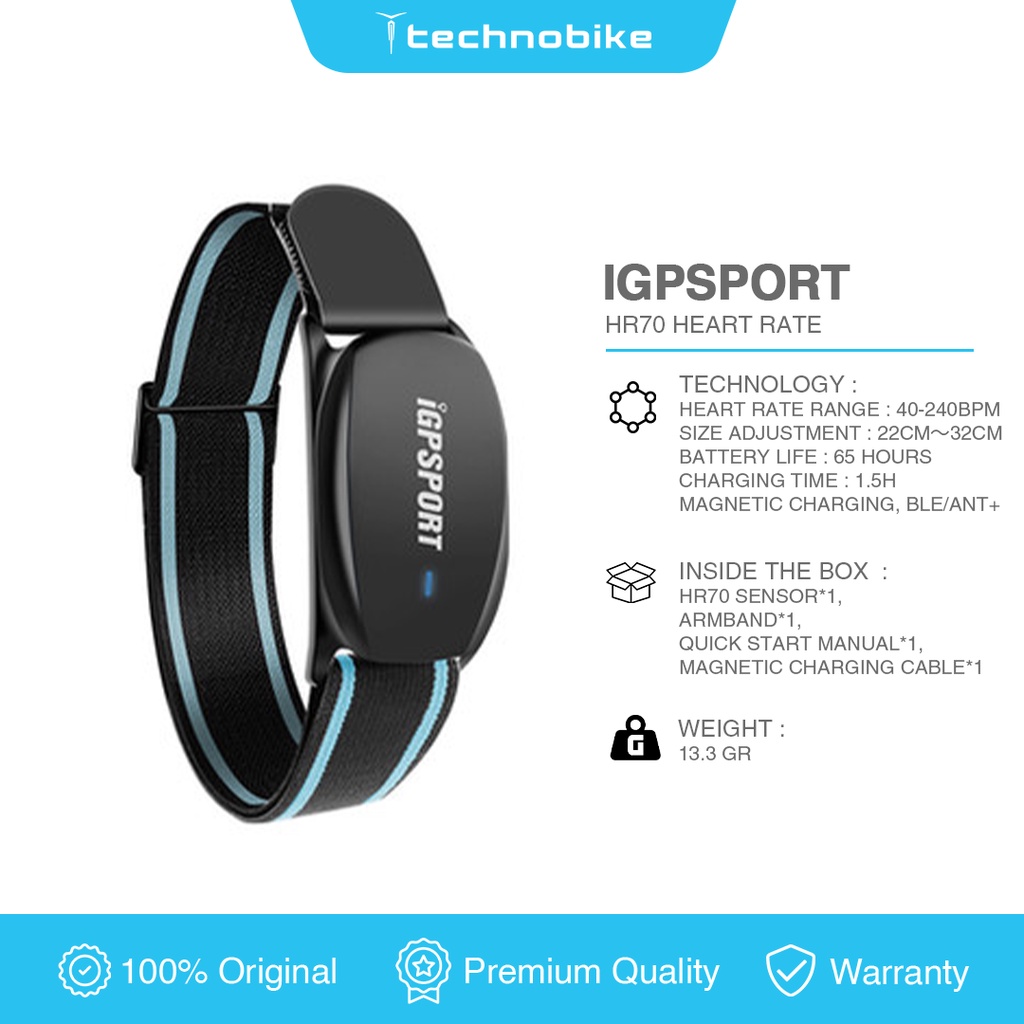 Cyclocomp Sepeda Igpsport Heart Rate HR70