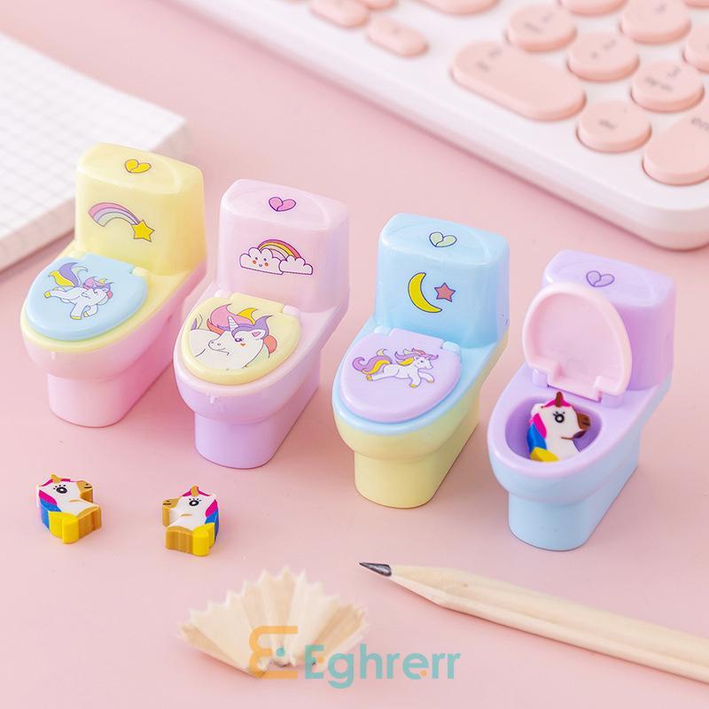 

✨EG-Rautan Pensil Desain Toilet Kreatif Rautan Pensil Seri Hewan Kartu Giftstore Rautan Fancy Alat Tulis Anak Korean Aesthetic-Eghrerr