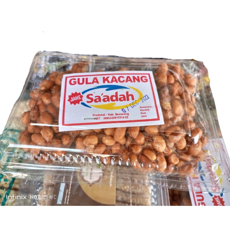 

[COD] Gula Kacang Jawa Gula Merah Merk Sa Adah Murah Ampyang Kacang Jahe 250gr