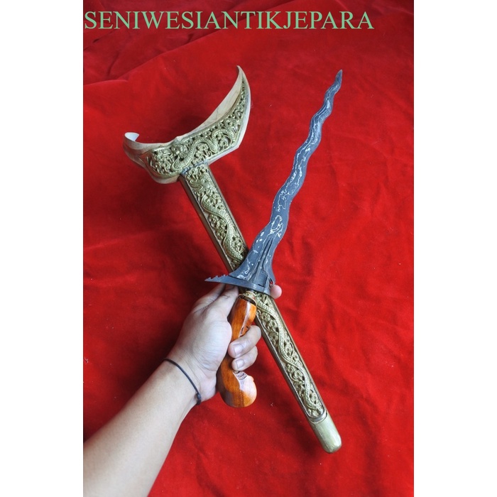 

keris sabuk inten tinggalan kakek buyut warangka ladrang full blok wingit boss Termurah