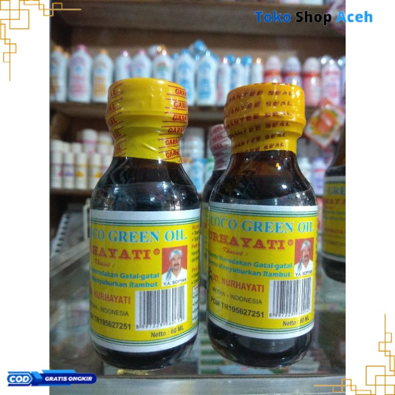 (S.A) Minyak Nurhayati Asli (minyak kelapa hijau) BPOM ORIGINAL