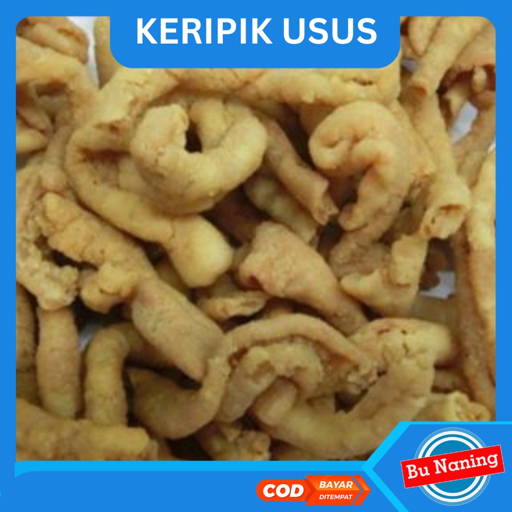 

250 g KERIPIK / KRIPIK USUS / USUS GORENG / MAKANAN RINGAN / SNACK / CAMILAN - Gurih