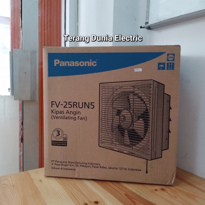 KIPAS ANGIN / PANASONIC EXHAUST FAN / FV-25RUN5 PENDINGIN RUANGAN AC