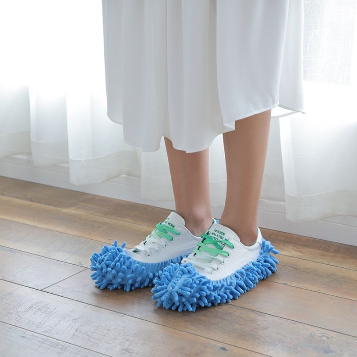 Sarung Sepatu Alas Kaki Cover Kain Pel Microfiber Cendol
