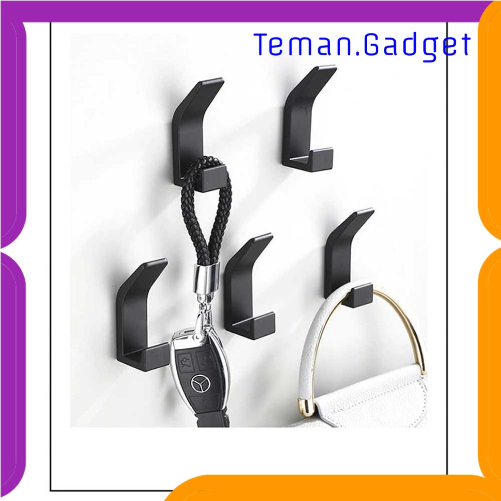 TG - ART CRMBO Gantungan Dinding Kapstok Hook Hanger Aluminium 5 PCS - CR306