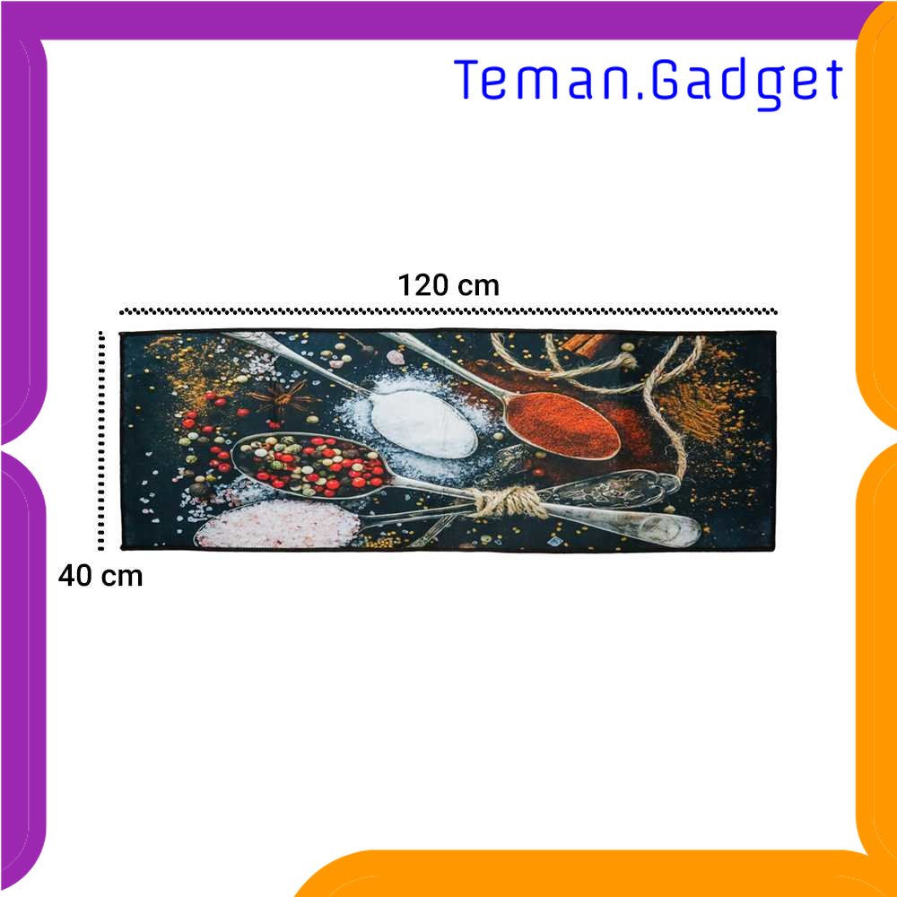 TG -  ART XINJIAJIA Keset Dapur Anti-slip Kitchen Rug 40x120cm - A014