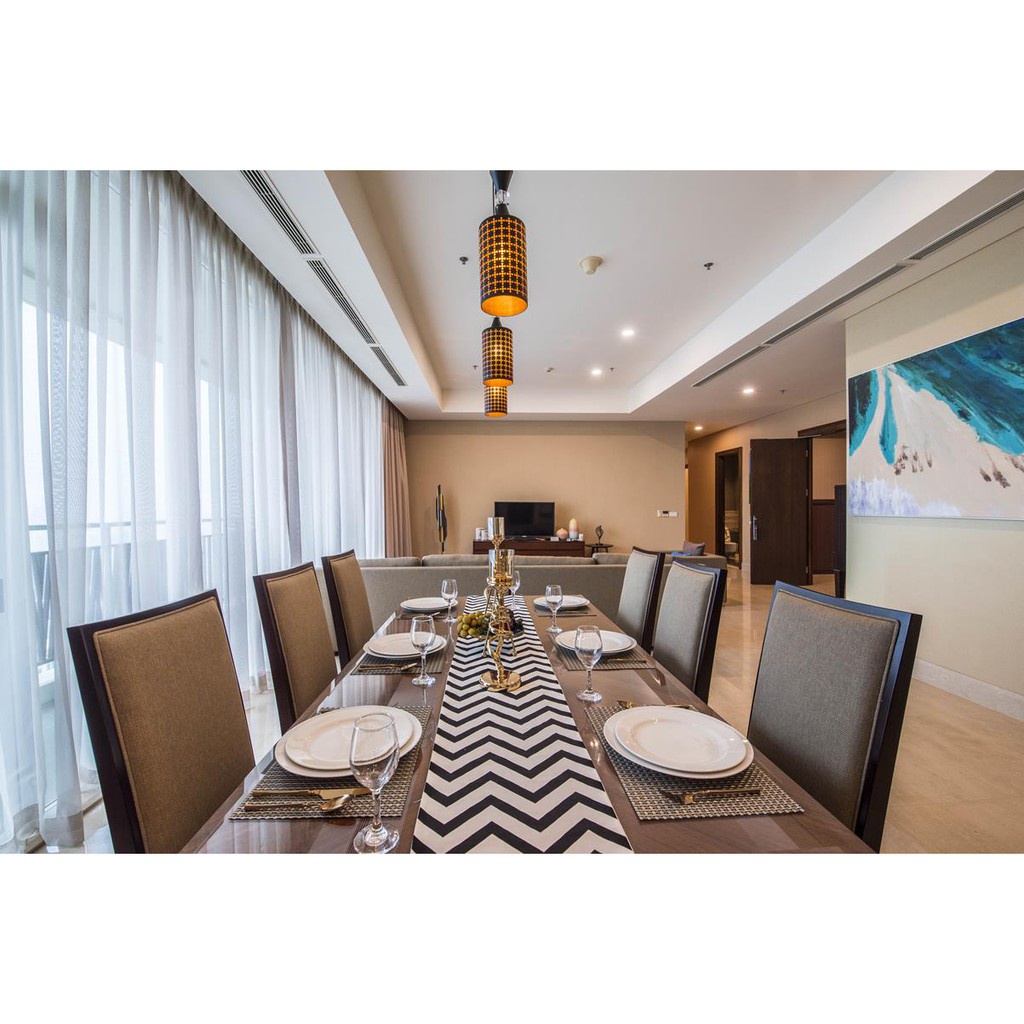 Table Runner Bed Runner/Taplak Meja Tengah/Meja Makan 35x260cm /Meja Tamu 30x160cm Nordic Style