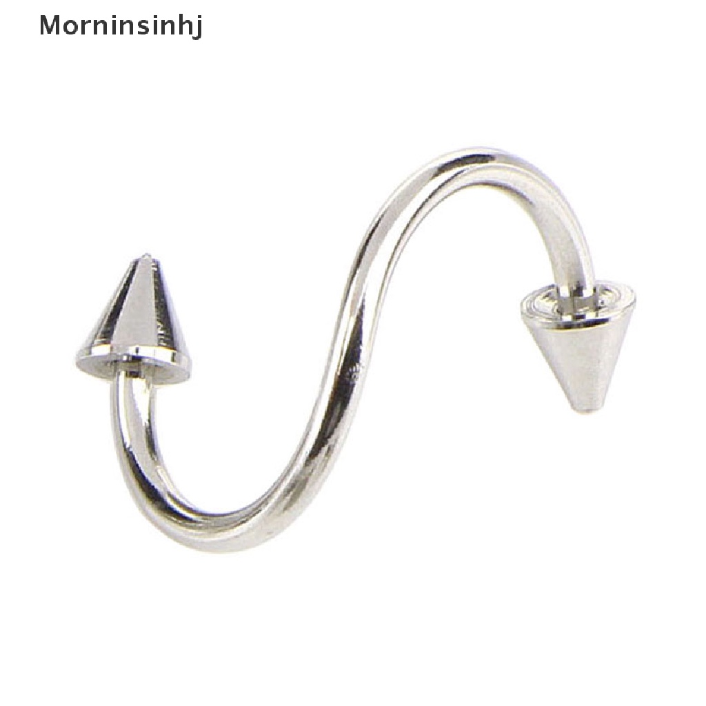 Mornin 12Pcs /Set Hoop Nose Ear Rings Tragus Anting Tulang Rawan Perhiasan Tubuh id