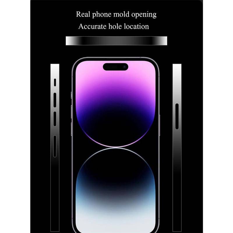 IPHONE Clear Matte Sticker Phone Side Film Untuk Iphone14 13 12 Pro Max Plus Bingkai Pelindung Border Hydrogel Film Untuk Iphone12 13 Mini