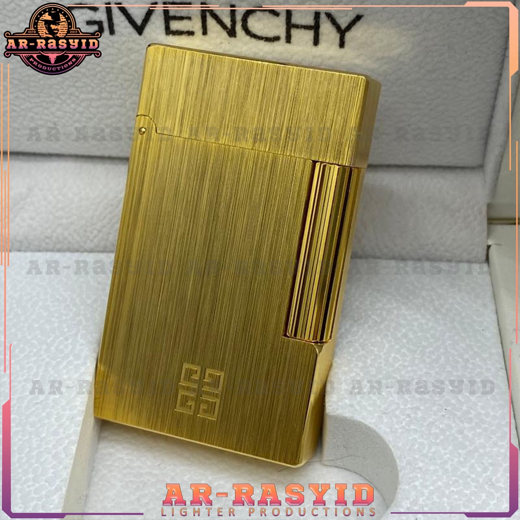 TERBARU! Korek Api Dupont Api St. Dupont Paris Givenchy Brushed Gold BISA COD!