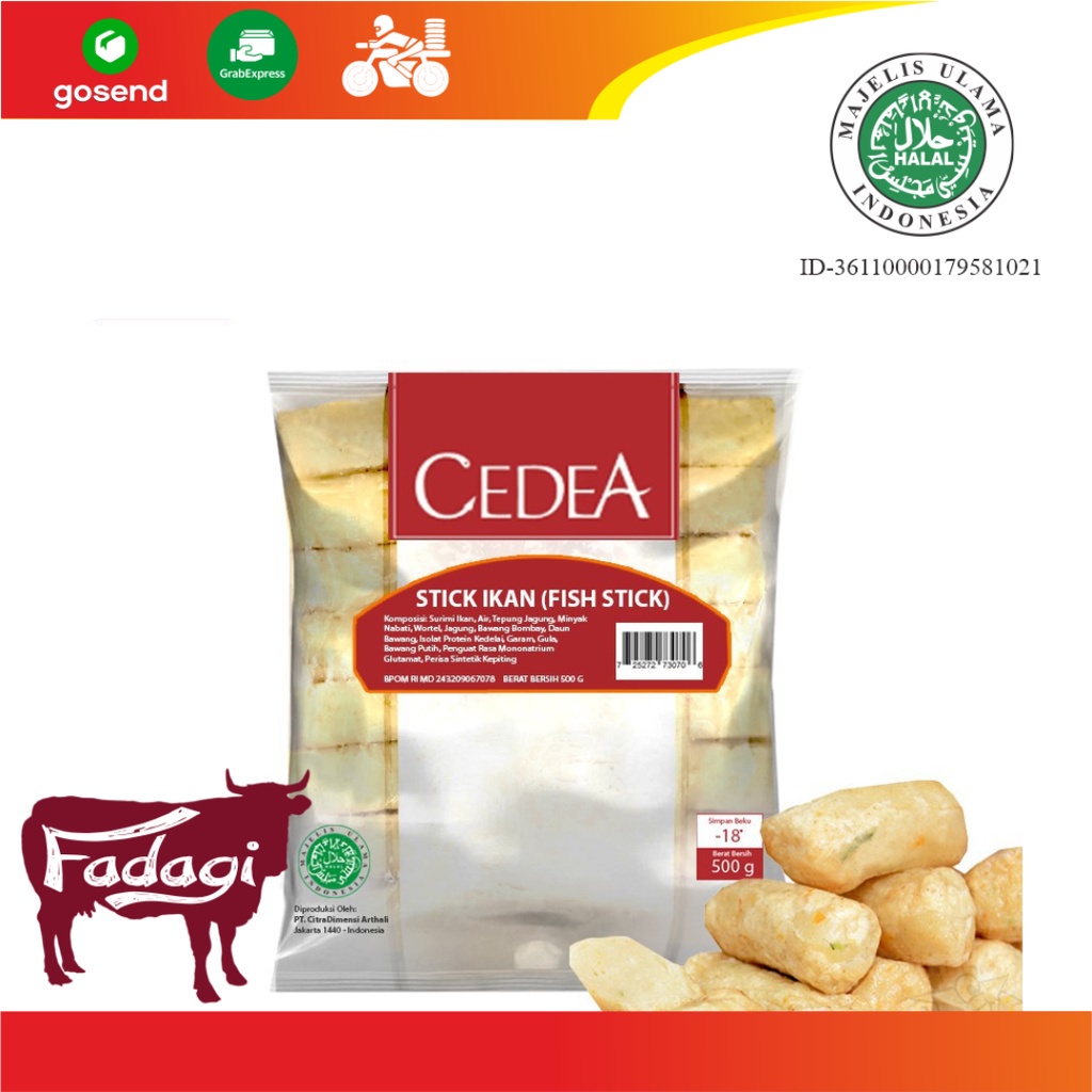 

STICK IKAN - 500GR - CEDEA