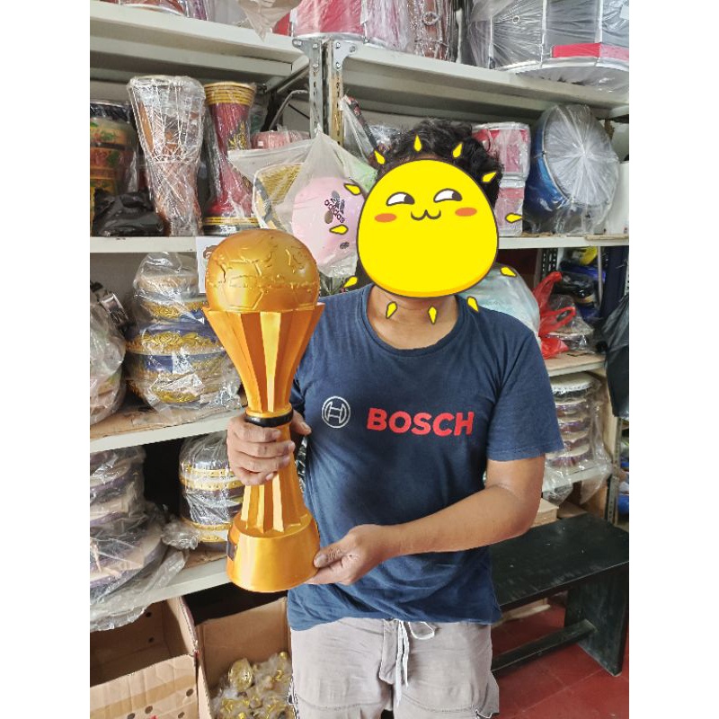 PIALA BOLA TROPHY BERGILIR (PIALA AFRIKA) FIBER