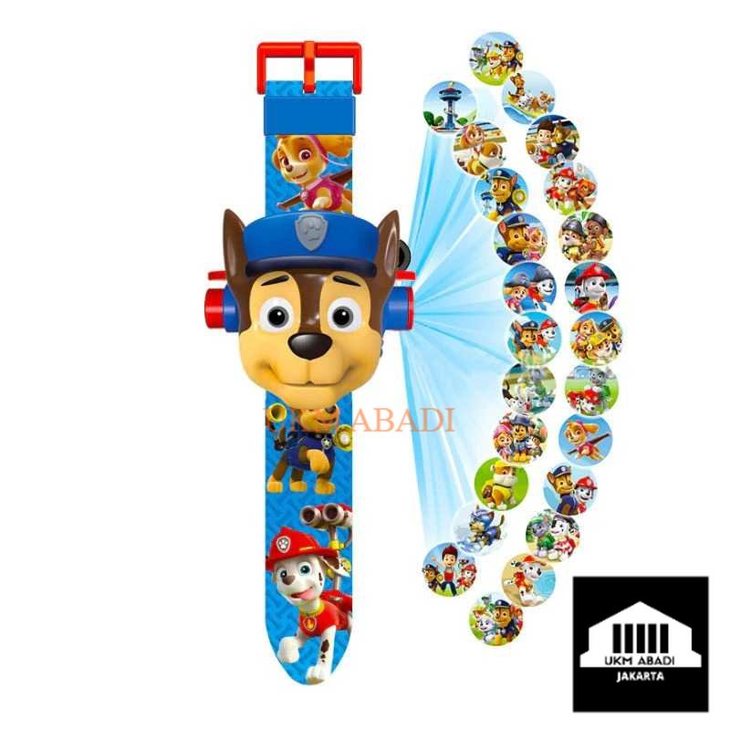 Jam Tangan LED Anak Paw patrol Projection Everest PP3189