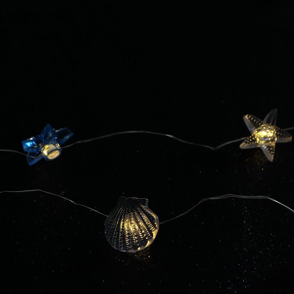 [Elegan] String Lampu Liburan Dekorasi Rumah Ruang Tamu Dekorasi Pesta Tema Laut Kerang Ulang Tahun Untuk Kamar Tidur Mixed Light String Lamp