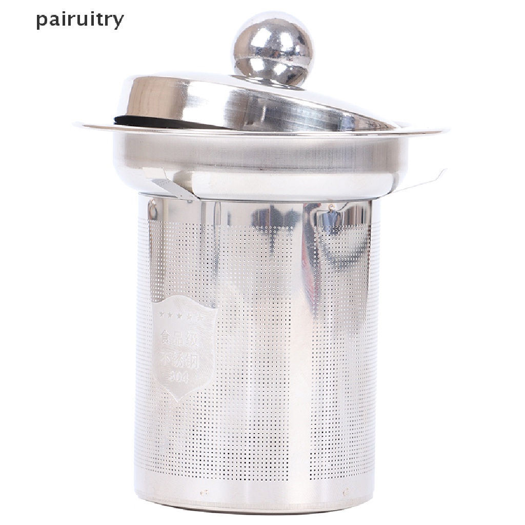 Prt Reusable Stainless Steel Tea Strainer Mesh Infuser Basket Longgar Infuser Daun Teh PRT