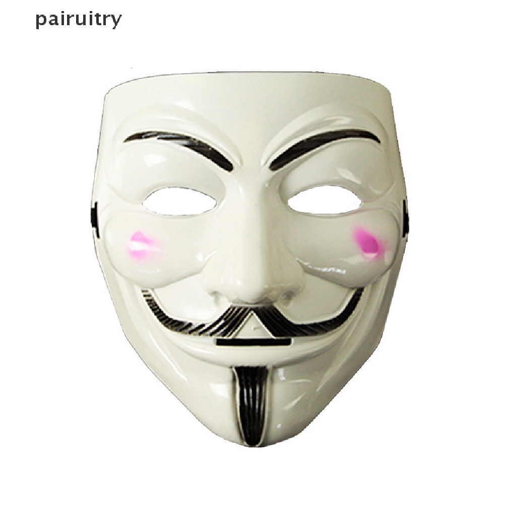 Prt V Untuk Topeng Vendetta Halloween Masquerade Mengerikan Perlengkapan Pesta Cosplay Aksesori PRT