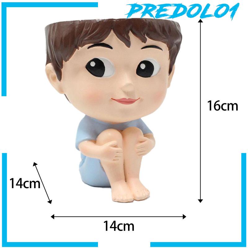 [Predolo1] Wadah Pot Head Planter Lucu Hias Handmade Untuk Dekorasi Taman