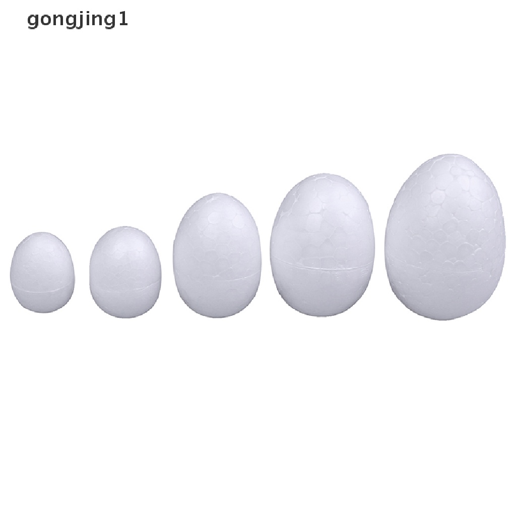 Ggg 10PCS DIY Foam Easter Eggs Foam Kerajinan Tangan Untuk Dekorasi Pesta Paskah3 /4 /5 /6/7CM Eggs ID