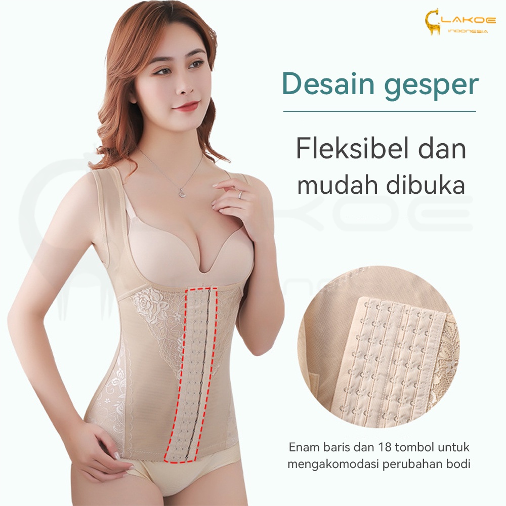 Lakoe Korset Pelangsing Perut Buncit Wanita Corset Pelangsing Perut