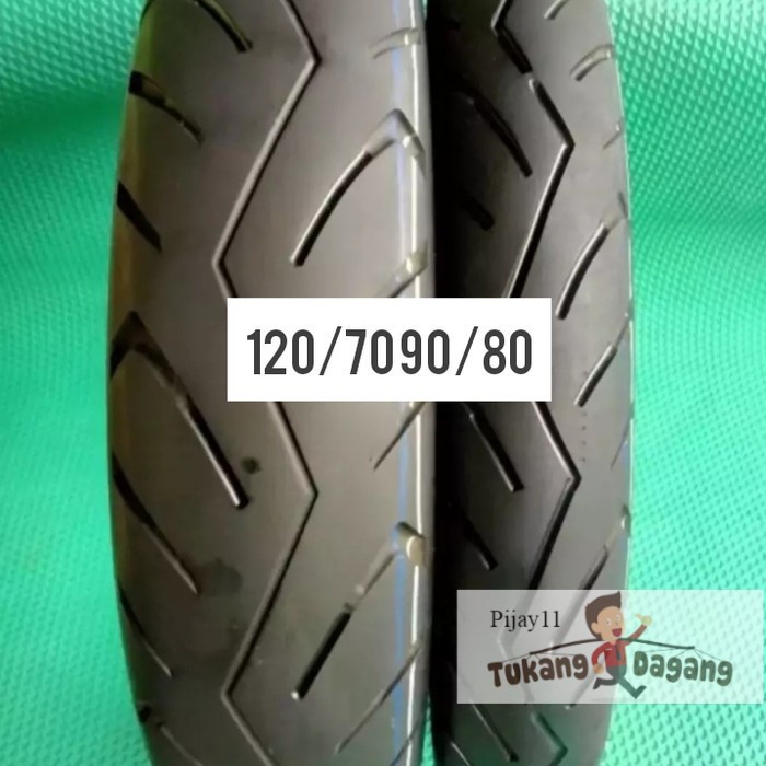 sepasang ban IRC ukuran 120/70-17 dan 90/80-17 ban Vixion