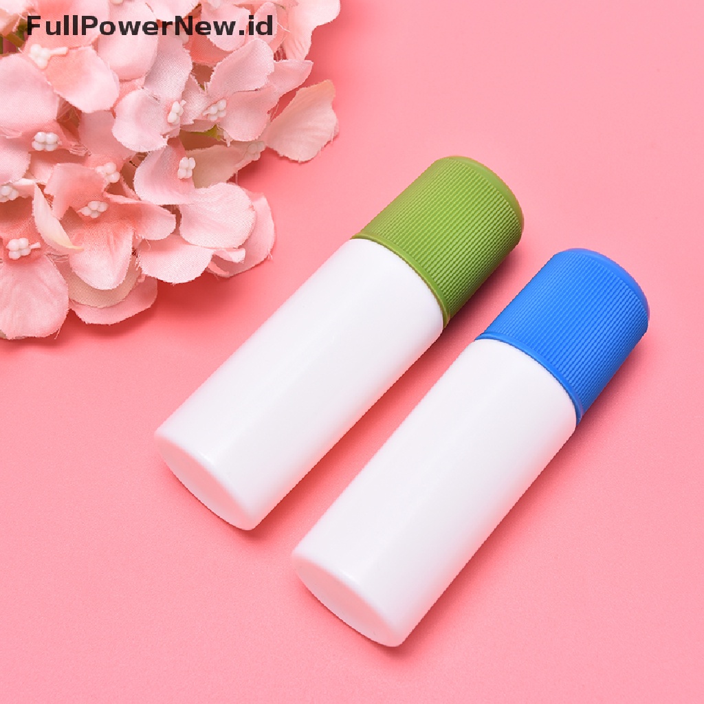 Botol POWER 30ML Putih Dengan Aplikator sponge Biru ID