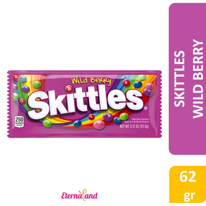 

Ready[bisa Cod] Skittles Wild Berry Bite Size Candies - permen rasa berry