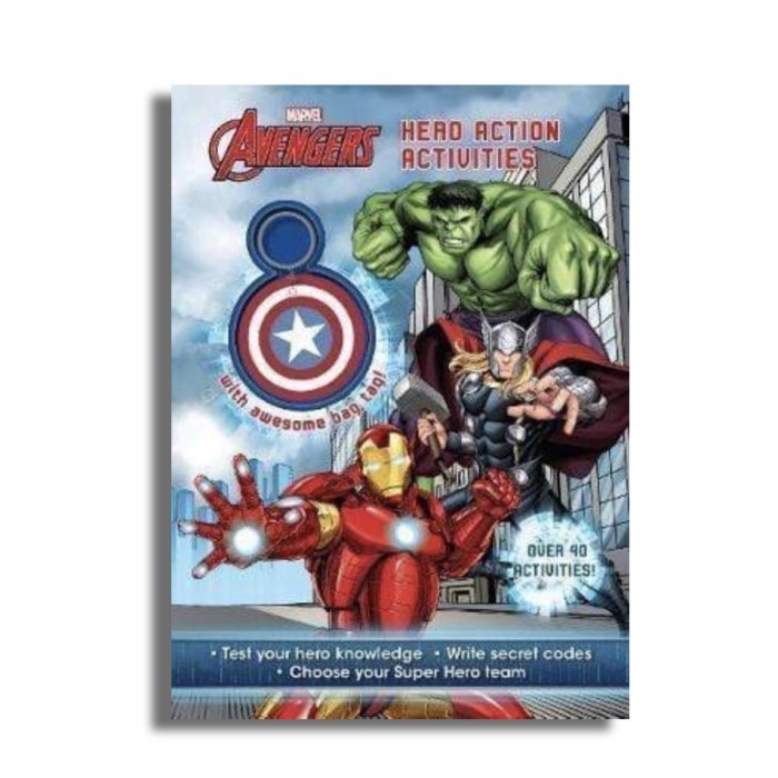 Marvel Avengers Hero Action Activities Activity Book Avenger