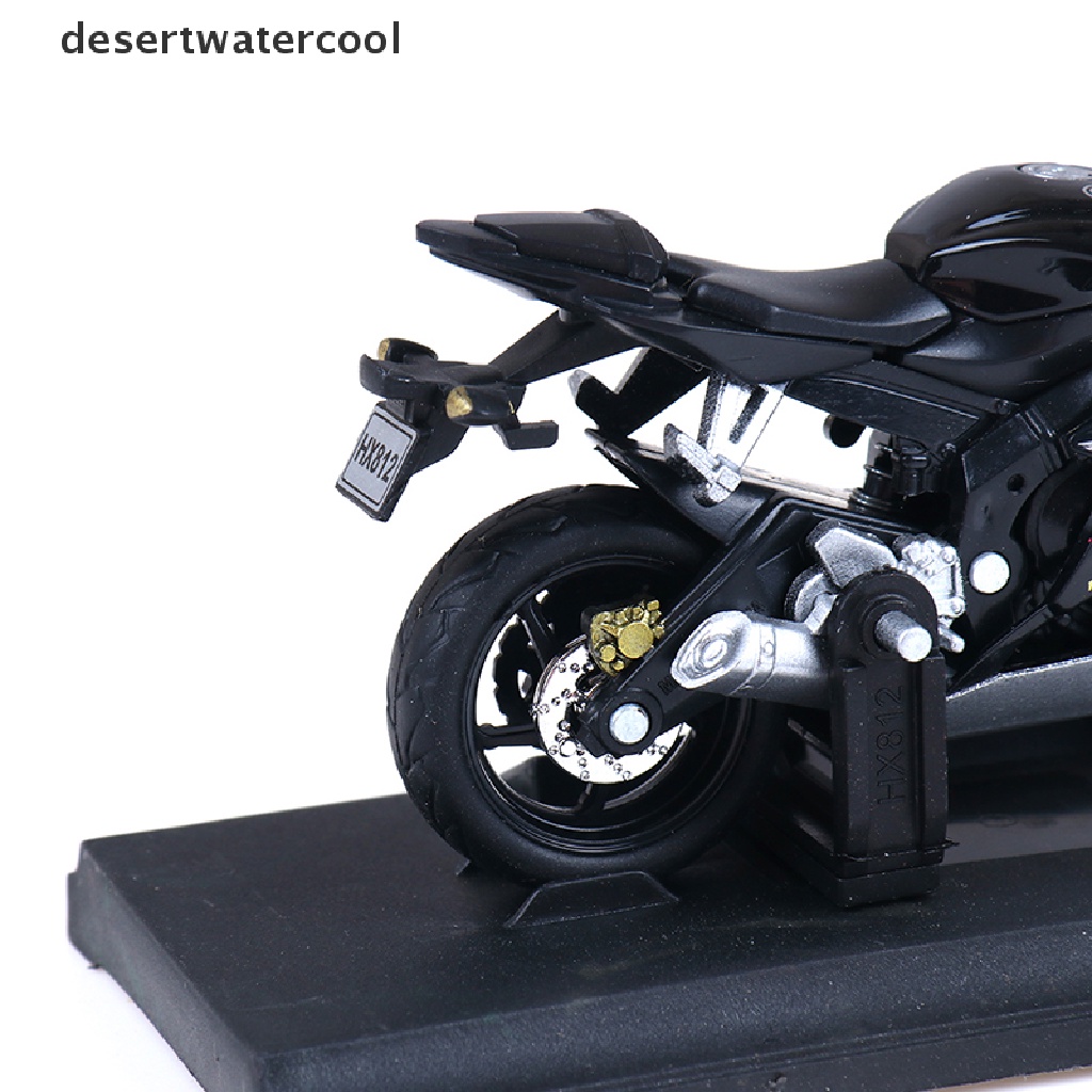 Deid1:18 Mainan MODEL DIECAST Sepeda Motor Yamaha YZF-R6 YZF R6 Biru  Martijn