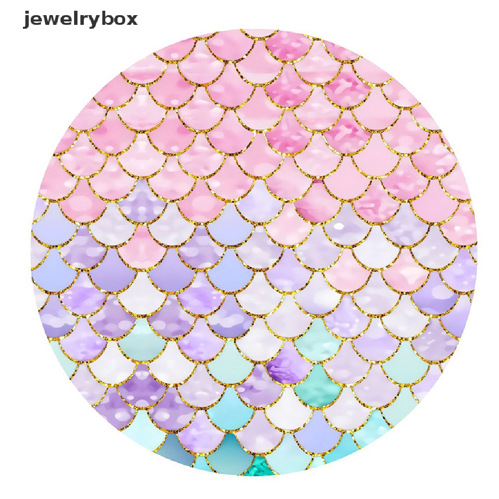 [jewelrybox] Little Mermaid Party Set Peralatan Makan Sekali Pakai Kertas Piring Cangkir Untuk Gadis Anak Mermaid Perlengkapan Dekorasi Ulang Tahun Bawah Laut Butik