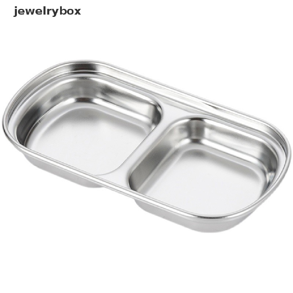 [jewelrybox] 304piring Saus Daging Merica Panggang Stainless Steel Wasabi Bowl Seasoning Tray Butik