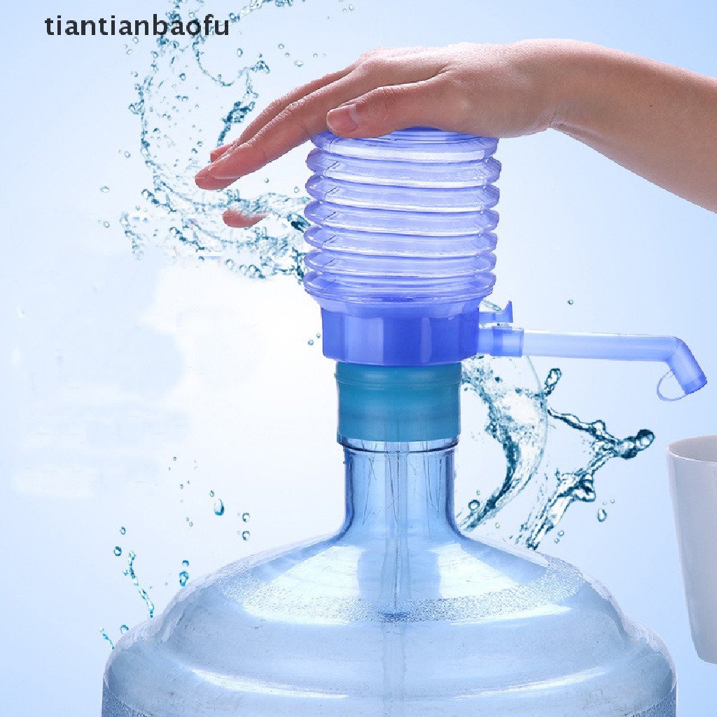 [tiantianbaofu] Baru Bersih Dan Sanitasi Portabel Air Minum Kemasan Tekan Tangan Tabung Yang Dapat Dilepas Butik