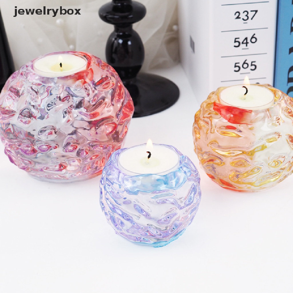 [jewelrybox] Tidak Teratur Sphere Holder Cermin Silikon Cetakan DIY Kristal Epoxy Resin Butik