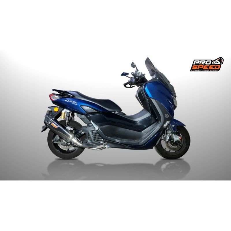 Knalpot Prospeed shark black New Nmax / Knalpot Prospeed New Nmax Shark Black Series