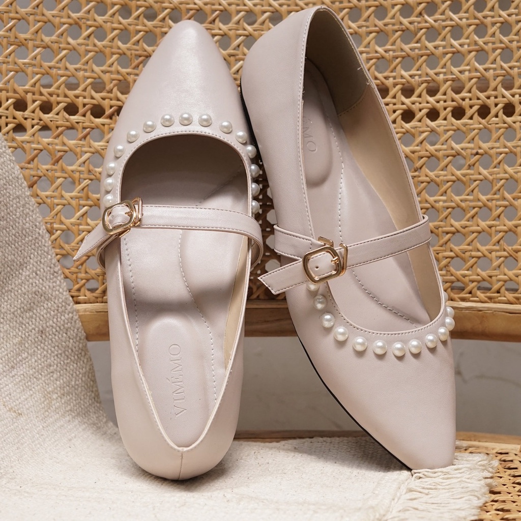 Vimemo Marry Jane Flatshoes - Lizzy
