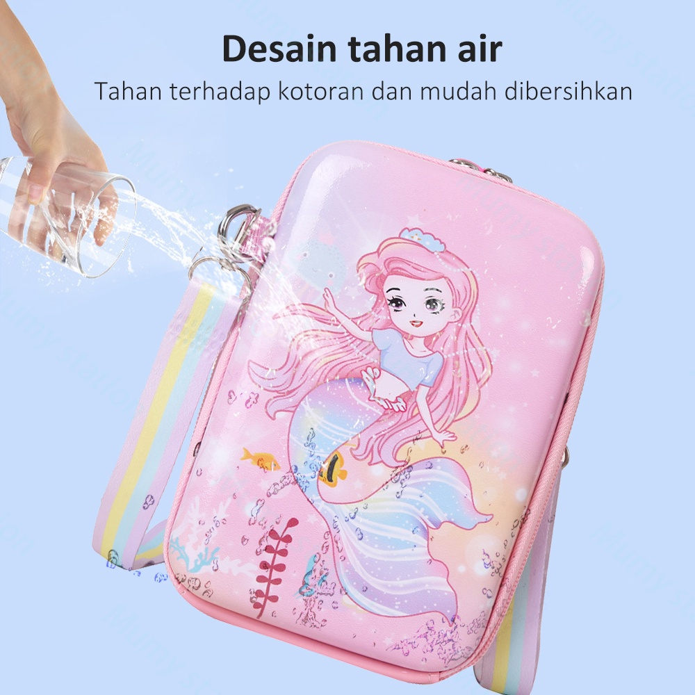 Mumystation Tas Selempang Anak Karakter/ Tas Anak Sling Bag Hardcase Lucu