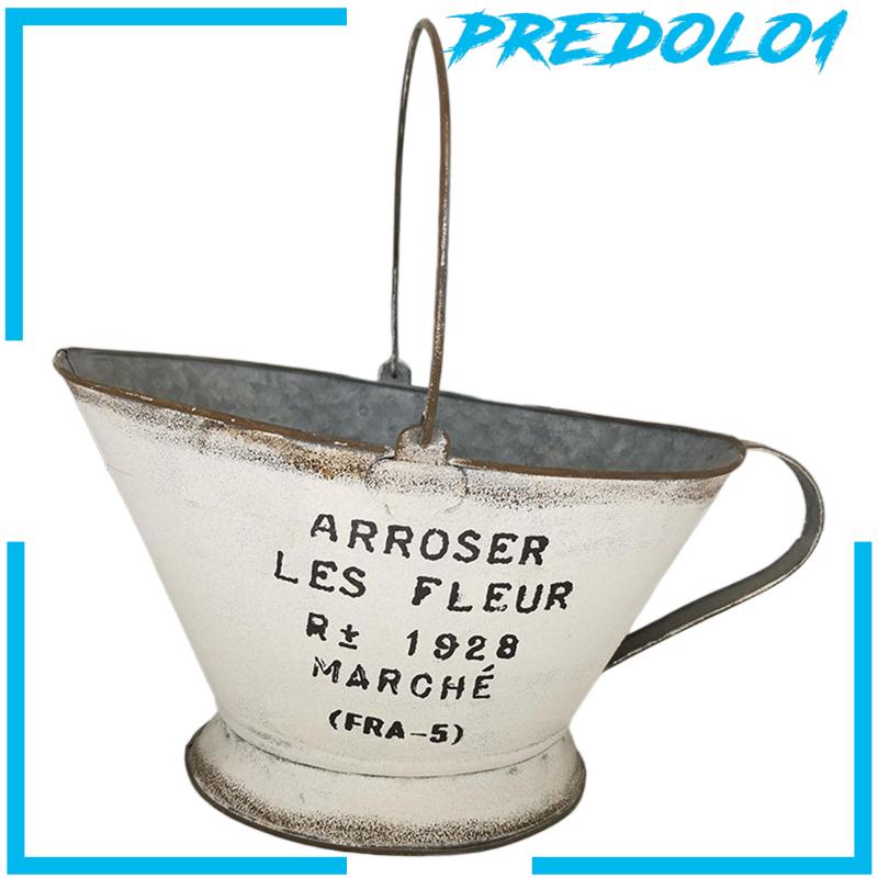 [Predolo1] Pot Bunga Gantung Vintage Dengan Gantungan Wadah Sukulen Bahan Metal Untuk Dekorasi