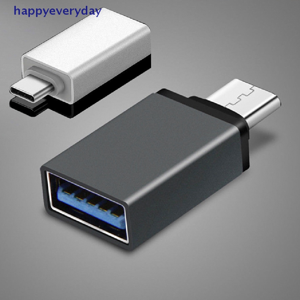 [happy] Adapter Tipe C to USB-A 3.0 Female Converter OTG USB C 3.1 Untuk Mac Nexus 5X 6P [ID]