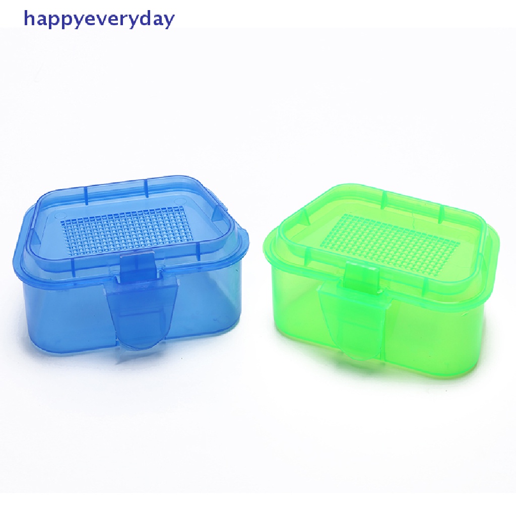 [happy] 1pc Wadah Aksesoris Penyimpanan Pancing Bahan Plastik Breathable Warna random [ID]