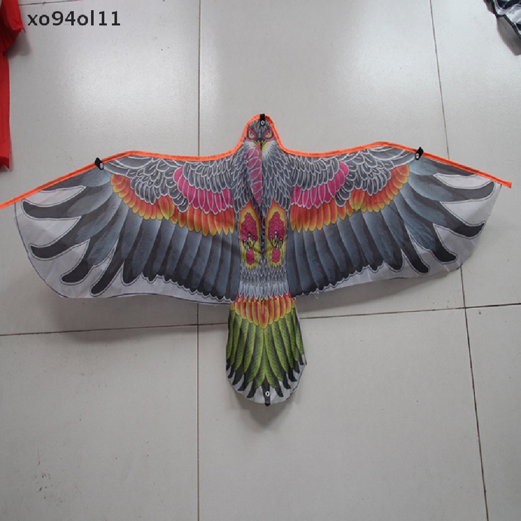 Xo Layangan Eagle 1.1m Dengan Garis Layangan 30meter Anak Flying Bird Layangan Mainan Outdoor OL